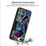 iPhone 7 8 Case,Flexible Soft TPU Cover Shell,Slim Silicone Black Rubber Non-Slip Durable Design Protective Phone Case for iPhone 7 8 -Butterfly