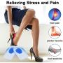 Gel Heel Cups,Silicone Gel Heel Cups Shoe Inserts for Plantar Fasciitis Relief, Foot Comfort Pads,Shock Absorption Sole and Heel Cup for Foot Care