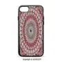 SCOCICI Non-Slip Drop Protection Smart Cell Phone Case Colorful Ethnic Patterned Arabesque Ornament Ceiling Medieval Openwork Eastern Compatible with iPhone 7
