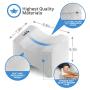 ComfiLife Orthopedic Knee Pillow for Sciatica Relief, Back Pain, Leg Pain, Pregnancy, Hip and Joint Pain - Memory Foam Wedge Contour