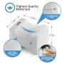 ComfiLife Orthopedic Knee Pillow for Sciatica Relief, Back Pain, Leg Pain, Pregnancy, Hip and Joint Pain - Memory Foam Wedge Contour