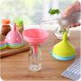 Topclouds Multi-Purpose Plastic Funnel Large Kitchen Supplies Mixed Color Without Handle