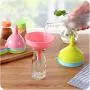 Topclouds Multi-Purpose Plastic Funnel Large Kitchen Supplies Mixed Color Without Handle
