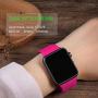 BOTOMALL Compatible with Iwatch Band 38mm 40mm 42mm 44mm Classic Silicone Sport Replacement Strap Bracelet for Iwatch All Models Series 4 Series 3 Series 2 Series 1 (a-8Pack,40/38mm S/M)