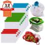 BB Brotrade MPB12 Reusable Mesh Produce Bags Premium (Set of 12 PCS)