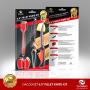 Dacodget 6.5 inch Fillet Knife Kit | Multifunctional Stainless Steel Fish Deboning and De-Scaling Knife with Sheath + Portable Knife Sharpener + Fish Bones Tweezers + BBQ Silicone Glazing Brush