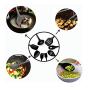 Kitchenware Utensils Set 10 Piece Premium Silicone Heat Resistant Non-Stick Cooking Professional Tools Red Black,Black