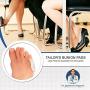 Dr. Fredericks Original Tailors Bunion Pads - 4 Pads - Soft Gel Bunionette Pad - Shield - Cover - Protector - Tailors Bunion Pain Relief