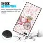 iPhone 7 8 Case,Flexible Soft TPU Cover Shell,Slim Silicone Black Rubber Non-Slip Durable Design Protective Phone Case for iPhone 7 8 -Bicycle