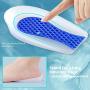 Heel cups for plantar fasciitis heel pain, Heel Pads for Women Bone Spur Relief Gel Heel Cup Silicone Heel Protectors Shoe Inserts Shock Absorbing Protector Pad Lightweight honeycomb Foot Comfort Pads