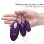 Waterproof 12Frequency Silicone Double Jade Egg for Women and Couple