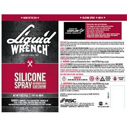 Liquid Wrench M914-12PK Silicone Spray Lubricant - 11 oz., (Case of 12 , package may vary)