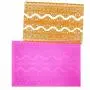 AK ART KITCHENWARE Flower Large Silicone Cake Lace Mat Fondant Mold Impression Mat Cupcake Decorations (BLM-15)