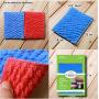 ODOR FREE Scrubbing Pad (3Pk) for Dishwashing and Cleaning | Strong & Scratch Free Scrubber | VERY Durable and Tough Scrub Sponge | No Mildew Smell from Sponges, Dishcloth, Cotton.