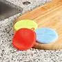 SimplyNonSlip Silicone Sponge and Scrubber | Antibacterial Silicone Kitchen Sponge for Dishes & Cleaning | Dishwasher Safe and Insanely Dense/Durable | 3 Included Heavy Duty Kitchen Scrapers | 6 Pack