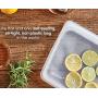 Stasher 100% Silicone Reusable Food Bag, Sandwich Storage Size, 7-inch (15-ounce), Clear