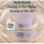 Kids GIANT 10 OZ Green & Glitter Planet Grey Bath Bomb with Solid Silicone Alien Toy Inside - Bubble Gum Scent Ball Size 3" Diameter Ages 4+