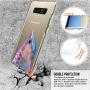 Samsung Galaxy Note 8 Case, Soft TPU Slim-Fit Flexible Ultra-Thin Clear Case, Full-Body Rugged Bumper Print Arowana Case for Samsung Galaxy Note 8, Transparent