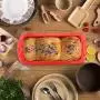 Silicone Bread and Loaf Pans - Set of 2 - SILIVO Non-Stick Silicone Baking Mold for Homemade Cakes, Breads, Meatloaf and Quiche - 8.9&quotx3.7&quotx2.4"