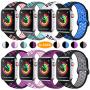 ilopee Band Compatible with Apple Watch 40mm 44mm 38mm 42mm, Vibrant Two-Tone Waterproof Durable Silicone Sport Strap for iWatch Series 5 4 3 2 1 for Women/Men, S/M M/L