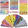 Toyssa 100 PCS Slap Bracelets Party Favors with Colorful Hearts Emoji Animal Print Design Retro Slap Bands for Kids Adults Birthday Classroom Gifts (100PCS)