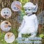 Vollence 18 Inch Elf Full Silicone Reborn Baby Doll That Look Real Angel Realistic Baby Doll,Lifelike Newborn Baby Dol,Cute Toys Gift for Children