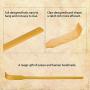 RENOOK Back Scratcher, 2 Piece 17" Natural Strong Sturdy Traditional Bamboo Wooden Body Relaxation Massager for Itching Relief, Best Gift for Parents，Friends，Yourself and More.
