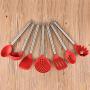 SKYyao Kitchen utensil set Non-stick pot silicone kitchenware seven piece set stainless steel handle nylon scoop kitchen tool nylon + stainless steel