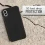 EMERGE DUOFLEX iPhone XR Enhanced Max Grip and 10 Foot Drop Protection Cell Phone Case - Black