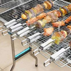 Stainless Steel Oblique Handle Sliding Handle for Grill Accessories (10 Packs)