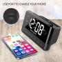 iLuv Morning Call 3, 1.2&quot Jumbo White LED Display Projection Dual Alarm Clock with 180 Degree Reverse Projection, FM Radio, 10 Preset Station, Sleep Timer, Snooze Button, Dimmer, and USB Charging Port