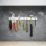 Modern Innovations 16 Inch Stainless Steel Magnetic Knife Bar with Multipurpose Use as Knife Holder, Knife Rack, Knife Strip, Kitchen Utensil Holder, Tool Holder, Art Supply Organizer & Home Organizer