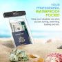 MoKo Waterproof Phone Pouch [2 Pack], Underwater Clear Phone Case Dry Bag with Lanyard Compatible with iPhone 11/11 Pro Max, X/Xs/Xr/Xs Max, 8/7/6 Plus, Samsung S10/S9/S8 Plus, S10e, A10E, Note 10/9/8