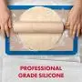 2 Pcs Silicone Baking Mat - Cooking Rolling Kitchenware Non-Stick Sheet Liners Dough Cake Pasta Cookies Pastry Tools