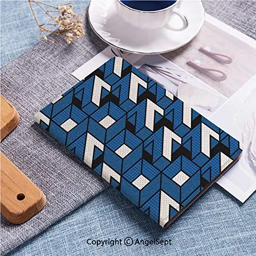 Printed iPad 2/3/4 Case 9.7"[Corner Protection] - [Multi-Angle Viewing] Folio Smart Stand Cover,Auto Sleep/Wake for Apple iPad 2,iPad 3 & iPad 4th Gen,Vector Geometric Seamless Patterns with Textured