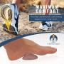 Dr. Fredericks Original Peel & Stick Foot Arch Support Gel Pads - 6 Pieces - High Arch Cushions - Relieves Pain from PES Cavus