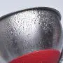 DEI QI Stainless Steel Mixing Bowl with Ergonomic Non-Slip Silicone Base Professional Kitchenware (Color : A, Size : 24cm)