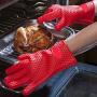 Fosters BBQ Oven Grilling Gloves | Heat Resistant Up To 425 degrees | Great For BBQ, Baking And Stovetop | Total Protection | Made From Highest Quality Silicone Materials