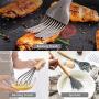 Kitchen Set, 11 silicone kitchenware set of natural wooden handle BPA kitchen cooking utensils spatula jaw Turner