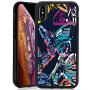 iPhone Xs Max Case,Flexible Soft TPU Cover Shell,Slim Silicone Black Rubber Non-Slip Durable Design Protective Phone Case for iPhone Xs Max -Butterfly