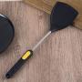 Yuybei-Home Silicone kitchenware Solid Silicone Spatula Non Stick Heat Resistant Pancake Turner with 304 Stainless Steel Handle Cookware Kitchen Tools Nonstick Heat Resistant Tools