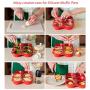 Silicone Texas Muffin Pans and Cupcake Maker, 6 Cup Large, Professional Use, Plus Muffin Recipe Ebook