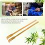 RENOOK Back Scratcher, 2 Piece 17" Natural Strong Sturdy Traditional Bamboo Wooden Body Relaxation Massager for Itching Relief, Best Gift for Parents，Friends，Yourself and More.