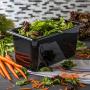 Carlisle 3066203 StorPlus Third Size Food Pan, Polycarbonate, 6" Deep, Black