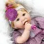Aori Reborn Baby Doll 22 Inch Handmade Realistic Laughing Baby Doll with Soft Body for Girls