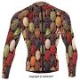 SCOCICI Cycling Jersey Long Sleeves Men,Fresh Organic Herbs and Spices Image Kitchenware
