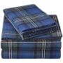 Pinzon Plaid Flannel Bed Sheet Set - Twin, Blackwatch Plaid