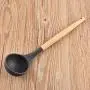 Cooking Tool Sets - 6pcs Nonstick Silicone Spatula Spoon With Holes Long Handle Serving Cooking Utensil Wooden Food - Cooking Sets Tool Cooking Tool Sets Chef Cook Pepper Mill Home Kitchen S