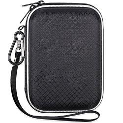 Lacdo EVA Shockproof Carrying Travel Case for 2.5-Inch Portable External Hard Drive, Seagate Expansion, Toshiba Canvio Basics, Silicon Power, GPS Camera and External Battery Pack, Large Size