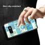 Samsung Galaxy S10e Case, Blue Flower Shock-Absorption TPU Rubber Bumper Samsung Galaxy S10e Case, Ultra Thin Slim Protective Cover for Samsung Galaxy S10e-Black